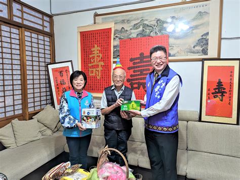 花蓮人瑞榮民孫金龍百歲 榮服處慶生祝福 國軍退除役官兵輔導委員會 花蓮縣榮民服務處