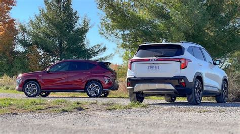 Hyundai Kona Vs Kia Seltos Comparison Sub Compact Siblings