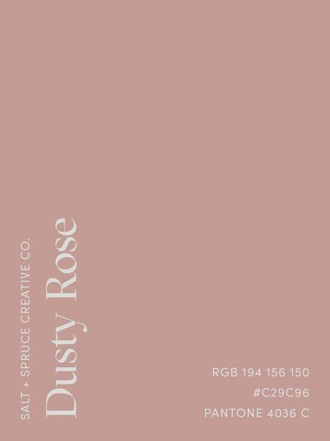 Dusty Rose Colour Palette