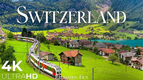 SWITZERLAND 4K Relaxation Film Winter To Spring Relaxing Music