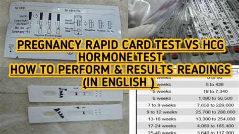 Pregnancy Rapid Card Test Vs Beta HCG Hormone Test What Is Difference