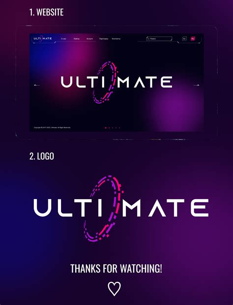 Web Design. Website for Ultimate (IT/Cybersecurity) :: Behance