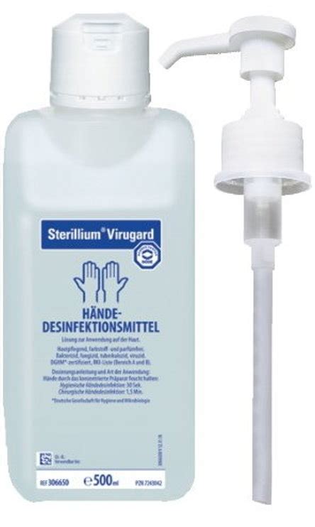 Sterillium Virugard H Ndedesinfektion Ml Mit Pumpe Von Paul