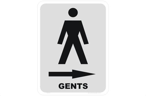 Gents Toilet IN16133 - National Safety Signs