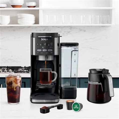 Ninja Cfp105 Dualbrew Hot And Iced Coffee Maker Single Serve Compatible With K Cups