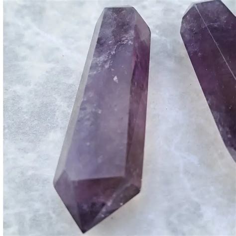 Amethyst Doppelender Dunkel Poliert Edel Und Heilsteine Kaufen