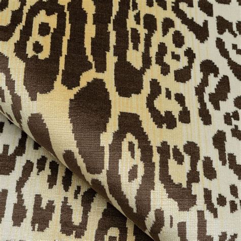 Tissu Velours Leopard Nobilis Collection Boudoir