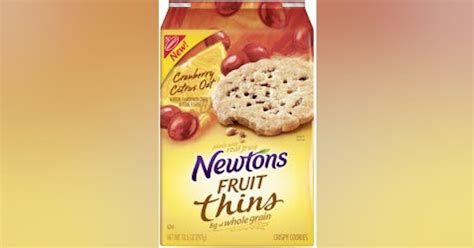 New Food Products Kraft Foods Debuts Newtons Fruit Thins Food Processing