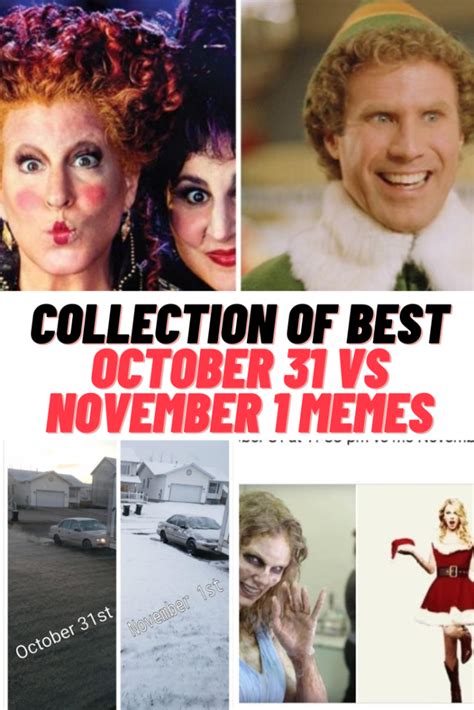 October 31 vs November 1 Memes - Guide For Geek Moms