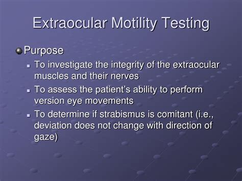 PPT - Extraocular Motility PowerPoint Presentation, free download - ID ...