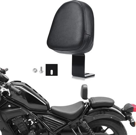 Gymark Motorcycle Driver Backrest Sissy Bar Pad For H Onda Rebel Cmx