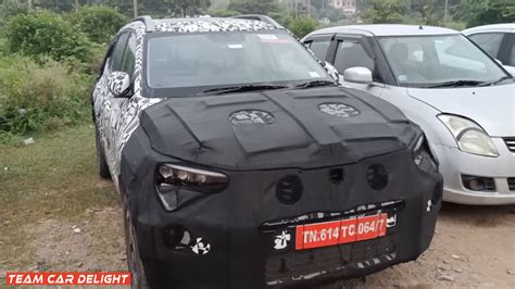 Kia Sonet Facelift Mid Variant Leaked Walkaround Of Exterior And