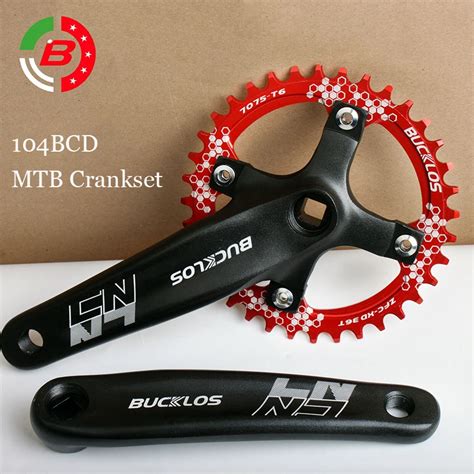 Bucklos Mtb Crankset Aluminum Alloy Bcd Bicycle Crankset