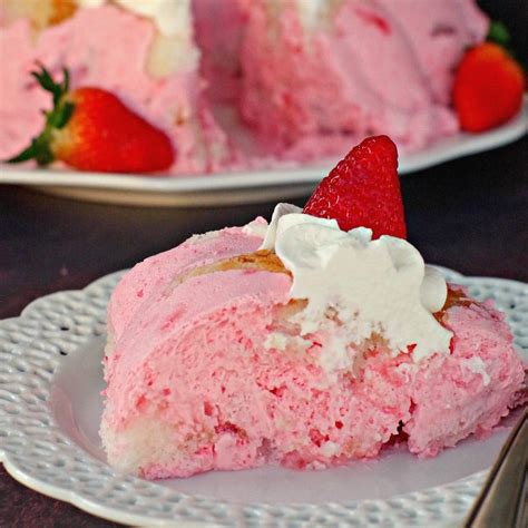 Strawberry Jello Angel Food Cake Dessert Food Meanderings