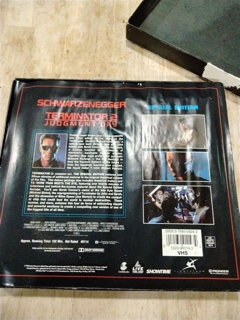 Terminator Judgement Day Special Edition Vhs Tapes Arnold