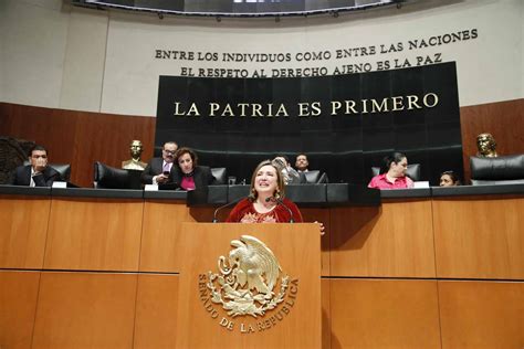 Senadora Xóchitl Gálvez Ruiz Al Presentar Reservas Al Dictamen Por El