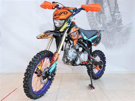 Питбайк KAYO EVOLUTION YX125EM 17/14 KRZ (механ. сцепл., эл. стартер ...