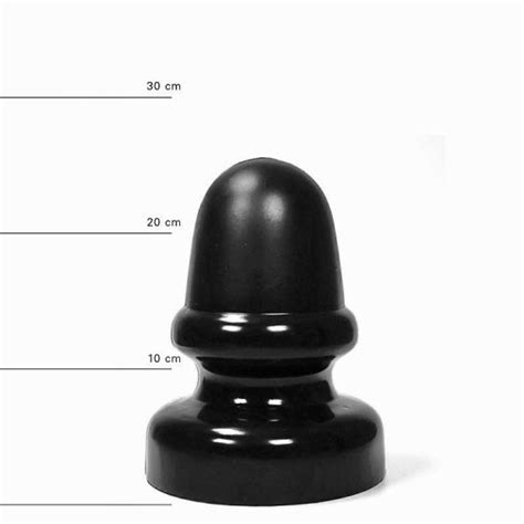 Анален плъг солидна изработка 23см All Black Anal Plug на ХИТ