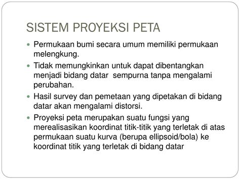 Ppt Proyeksi Koordinat Dan Skala Peta Powerpoint Presentation Free