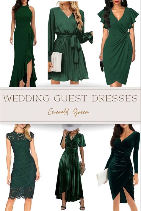 Emerald Green Wedding Guest Dress Ideas Wedding Guest Outfit Winter