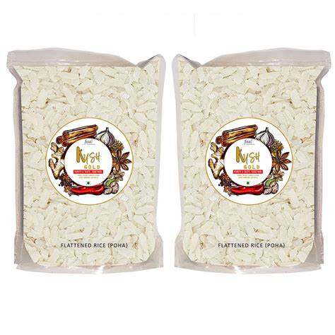 Buy Kush Gold Premium Indori Poha Flattened Rice Beaten Rice Rice