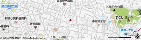 東京都中野区上高田1丁目50 7の地図 住所一覧検索｜地図マピオン