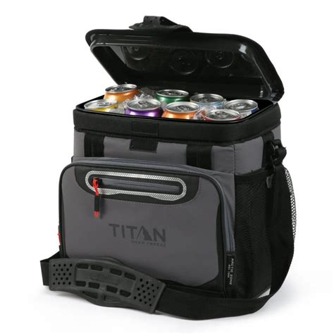 Titan タイタン Deep Freeze Zipperless クーラーバッグ 16can 8l グレー アウトドア キャンプ Bbq