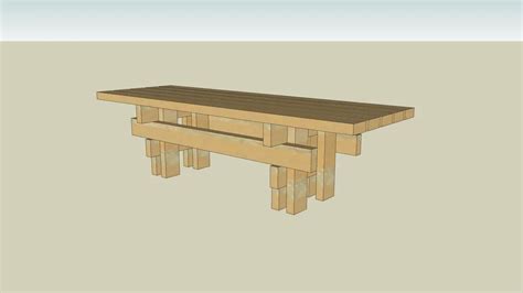 Japanese Garden Bench From Popular Woodworking April Issue D