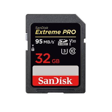 Sandisk Extreme Pro Sdhc Uhs I U3 V30 95mbs 633x 32gb