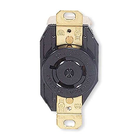 Hubbell A Twist Lock Receptacle P W Vac L R Bk Hbl Zoro