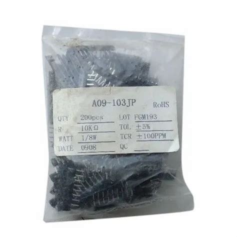 9 Pin 10K Resistor Network, For Industrial, Model Number/Name: A09 ...