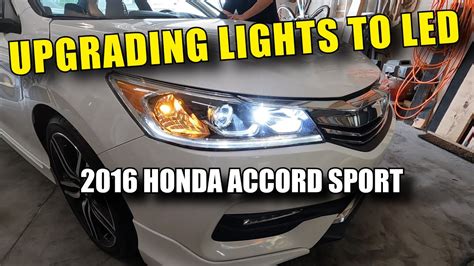 Led Headlight And Taillight Upgrade In A Honda Accord Sport No