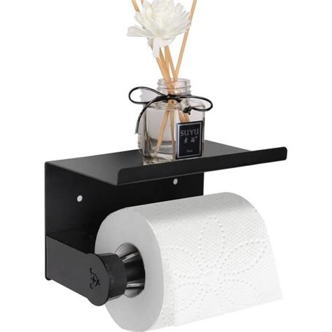 Porte Papier Toilette Mural Support Papier Toilette Avec Tablette Porte