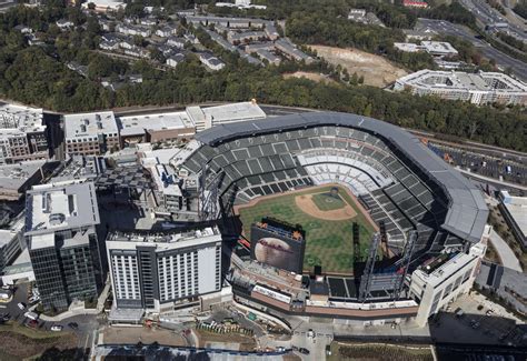 Aerial Photograph Of The Atlanta Georgia Area Taken In October 2017