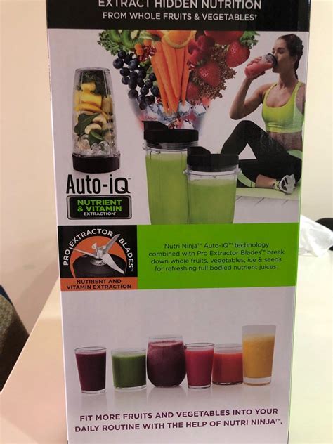 Bnib Off Ninja Nutri Blender Auto Iq One Touch Intelligence Tv