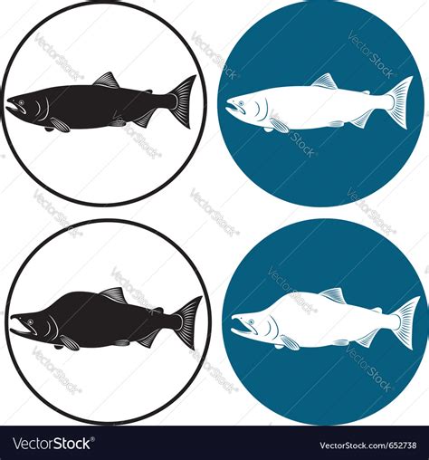 Red fish Royalty Free Vector Image - VectorStock