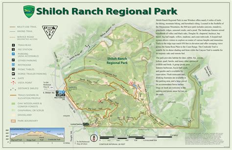 Shiloh Regional Park Map