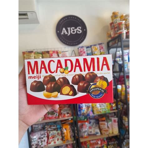 Japan Authentic Meiji MACADAMIA Chocolate Shopee Malaysia