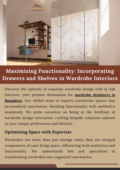 PPT Maximizing Functionality Incorporating Drawers And Shelves In