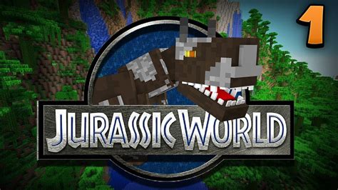 Jurassic World Minecraft Modded Survival Ep Dinosaurs In Minecraft