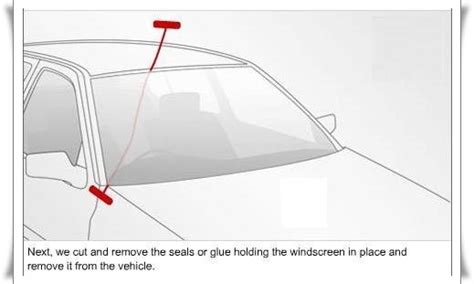 how to remove car windscreen