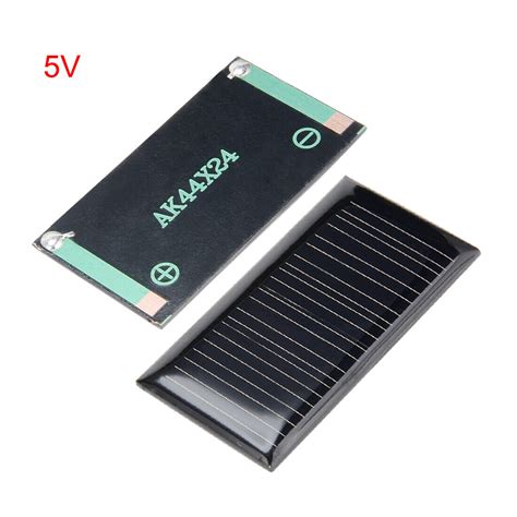 5Stk 5 5V Mini Solarpanel Polykristallin Solarzelle DIY für Ladegerät