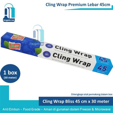 Bliss Cling Wrap Box Cm Premium Freezer Microwavable Foodgrade Panas