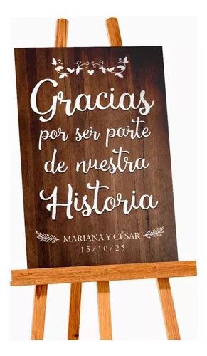 Letrero Nuestra Boda Mdf Personalizado 90x60 Cm MercadoLibre