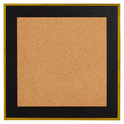 Black With Gold Trim Paper Border Corkboard Dorm Sale Pottery Barn Teen