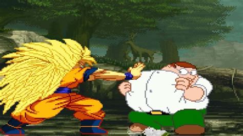 Mugen Super Saiyan 3 Goku Vs Peter Griffin Hd Youtube