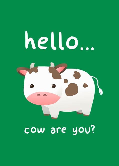 37 Best Cow puns ideas | cow puns, cow, cows funny