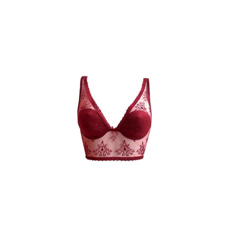 Ambra Lingerie Design Bralette Balconette Bh Rood Italian Design