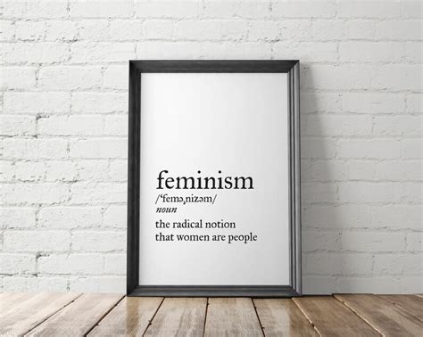 Feminism Poster Feminism Printable Feminism Art Print Etsy