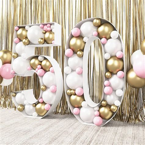 Mosaic Numbers For Balloons Ft Marquee Numbers Pre Cut Etsy